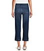 Code Bleu Petite Size High Rise Raw Cut Hem Ankle Jeans, Color:Delaney Wash - Image 2