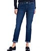 Color:Claudia - Image 1 - Petite Size Rolled Cuff Weekend Jeans
