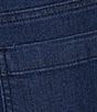 Color:Elliot Wash - Image 4 - Petite Size Stretch Denim Skimmer Slim Capri Jeans