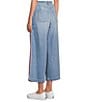 Code Bleu Petite Size Wide Leg Pull-On Crop Side Stripe Ankle Jeans - Image 4