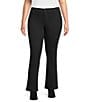 Code Bleu Plus Size Chelsea High Rise Bootcut Jeans, Color:Black - Image 1