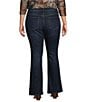 Code Bleu Plus Size Chelsea Stretch Boot Cut Leg Denim Jeans, Color:Clover Wash - Image 2