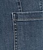Code Bleu Plus Size Hollywood Waist High Rise Wide Leg Patch Pocket Ankle Jeans - Image 4