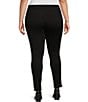 Code Bleu Plus Size Soho Skinny Jeans, Color:Black - Image 2