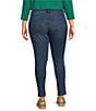 Code Bleu Plus Size Soho Straight Slim Mid Rise Denim Skinny Jeans, Color:Camden Wash - Image 2