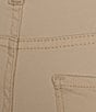 Color:Sand Dune - Image 4 - Plus Size Stretch Denim High Rise Side Vent Straight Ankle Jeans