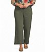 Code Bleu Plus Size Wide Leg Jeans - Image 1