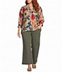 Code Bleu Plus Size Wide Leg Jeans - Image 3