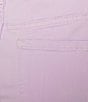 Code Bleu Soho Mid Rise 5 Pocket Stretch Capri Jeans, Color:Orchid Bloom - Image 4