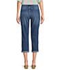 Code Bleu Soho Stretch Denim High Rise Straight Leg Capri Jeans - Image 2