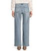Code Bleu Stretch Denim High Rise Straight Leg Ankle Length Jeans, Color:Haven Wash - Image 2