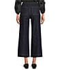 Code Bleu Stretch Denim High Rise Wide Leg Cropped Jeans, Color:Rinse - Image 2