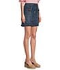 Code Bleu Stretch Denim Mid Rise Skort, Color:Phoenix Wash - Image 3