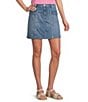 Code Bleu Stretch Denim Mid Rise Utility Skort - Image 1
