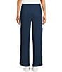 Color:Washed Navy - Image 2 - Tapered Leg Mid Rise Convertible Cargo Pants
