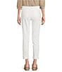 Code Bleu Weekend Stretch Denim High Rise Embroidered Boyfriend Jeans, Color:Bright White - Image 2