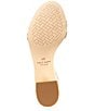 Color:Soft Gold - Image 6 - Adelaine Metallic Leather Ankle Strap Dress Sandals