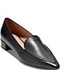 Cole Haan Beatrice Leather Pointed Toe Loafers - Image 1