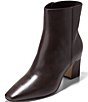 Cole Haan Blanche Snip Toe Block Heel Leather Booties - Image 4