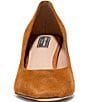 Cole Haan Blanche Suede Snip Toe Stacked Block Heel Pumps - Image 5