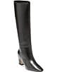 Cole Haan Blanche Tall Leather Block Heel Boots - Image 1