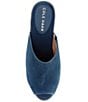 Color:Blue Wing - Image 5 - Cloudfeel Southcrest Suede Espadrille Wedge Mules