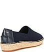Color:Marine Blue - Image 2 - Cloudfeel Stretch Knit Espadrille Flats