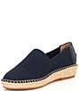Color:Marine Blue - Image 4 - Cloudfeel Stretch Knit Espadrille Flats