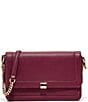 Cole Haan Daniella Leather Shoulder Bag, Color:Black Cherry - Image 1