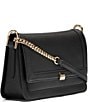 Cole Haan Daniella Leather Shoulder Bag, Color:Black - Image 4