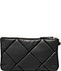 Color:Black - Image 2 - Essential Black Quilted Leather Clutch