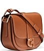Color:British Tan - Image 4 - Essential Mini Saddle Bag