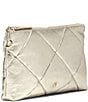 Color:Gold - Image 4 - Essential Quilted Metallic Gold Clutch