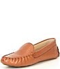 Color:Pecan Leather - Image 4 - Evelyn Leather Driver Loafers
