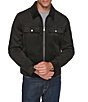 Cole Haan Faux Suede Trucker Jacket - Image 1