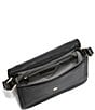 Color:Black Woven - Image 3 - Genevieve Woven Leather Mini Shoulder Bag