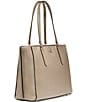 Color:Irish Coffee - Image 4 - Go To Leather Tote Bag