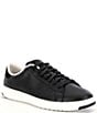 Color:Black/Optic White - Image 1 - GrandPrø Leather Tennis Sneakers