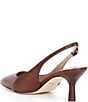 Cole Haan Hansell Leather Slingback Stack Heel Pumps - Image 3