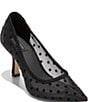 Cole Haan Hansell Mesh Polka Dot Pointed Toe Pumps - Image 1
