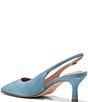 Cole Haan Hansell Suede Slingback Stack Heel Pumps - Image 3
