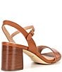 Color:British Tan - Image 2 - Josie Leather Strap Sandals