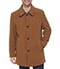 Cole Haan Wool Blend Collared Plush Car Coat, Color:Camel - Image 1