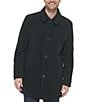 Cole Haan Wool Blend Collared Plush Car Coat, Color:Black - Image 1