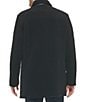 Cole Haan Wool Blend Collared Plush Car Coat, Color:Black - Image 2
