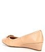Color:Brush - Image 3 - Malta Leather Wedges