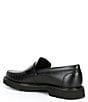 Color:Black/Black - Image 3 - Men's American Classic Lug Sole Penny Loafers