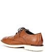 Color:British Tan - Image 3 - Men's Go To Leather Wingtip Oxfords