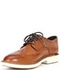 Color:British Tan - Image 4 - Men's Go To Leather Wingtip Oxfords