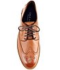 Color:British Tan - Image 5 - Men's Go To Leather Wingtip Oxfords
